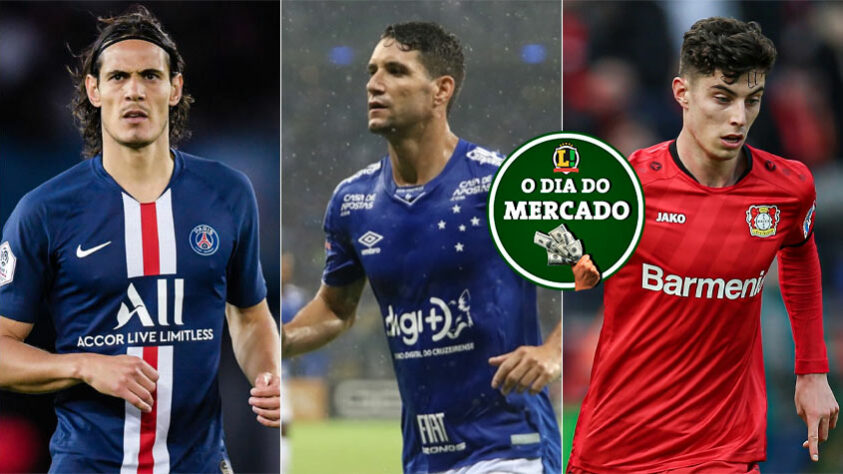 Essa sexta-feira foi de intensa movimentação no mercado da bola. Cavani no Brasil ou na Itália? Thiago Neves de saída do Grêmio e Havertz anunciado como reforço do Chelsea. Veja essas e outras negociações!