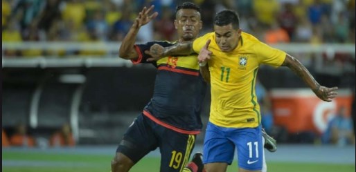 Dudu foi chamado por Tite duas vezes. Em uma delas, atuou em amistoso contra a Colômbia e fez o gol da vitória no Nilton Santos, em 2017.
