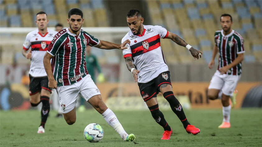 ATLÉTICO-GO: O Dragão passou de fase ao eliminar o Fluminense. Após perder por 1 a 0 no Maracanã, o Atlético-GO ganhou o segundo duelo, em Goiânia, por 3 a 1.