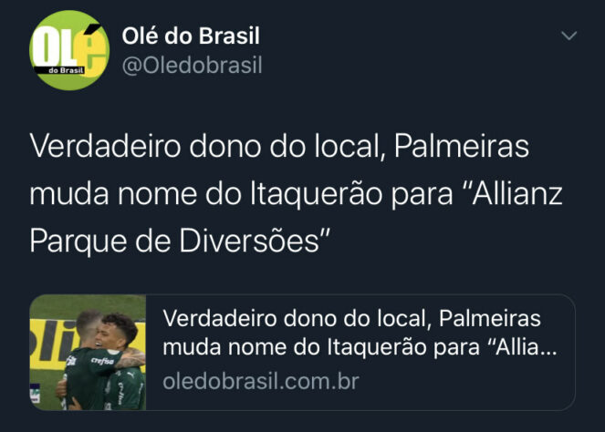 Brasileirão: os melhores memes de Corinthians 0 x 2 Palmeiras