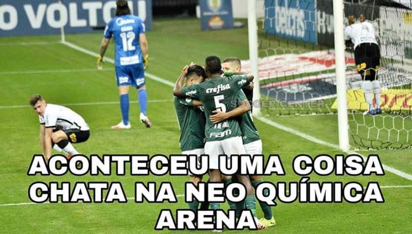 Brasileirão: os melhores memes de Corinthians 0 x 2 Palmeiras