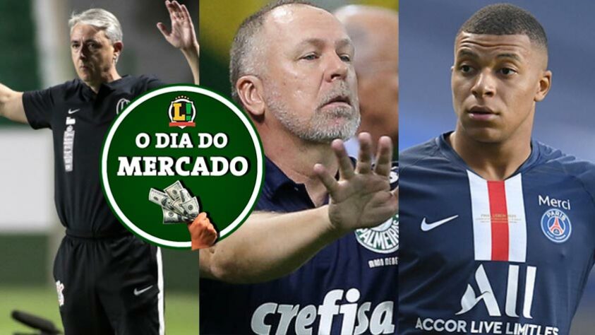 Um dia antes do clássico contra o Palmeiras, Tiago Nunes está pressionado, seja por torcedores ou por pessoas de dentro do Corinthians. Já Mano Menezes parece estar de malas prontas para o Nordeste. Na Europa, com rumores para todos os lados, Mbappé, do PSG, tentou convencer alguns franceses a irem para o seu time... Confira tudo que rolou no mercado na manhã desta quarta-feira!