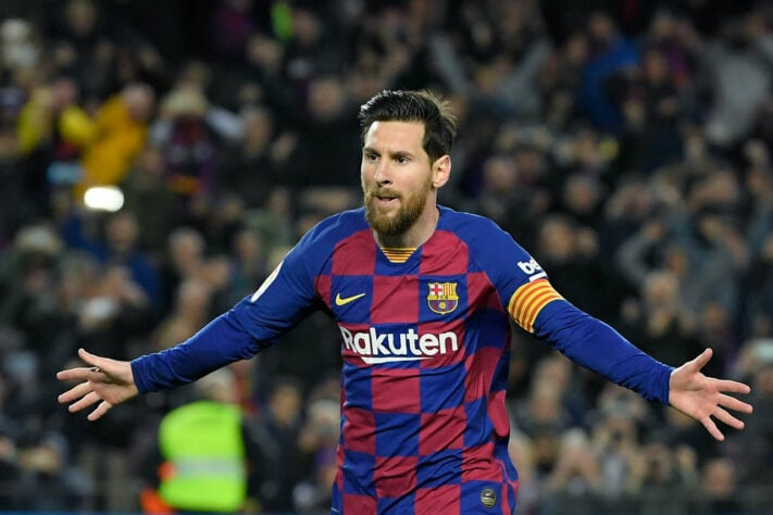 2º lugar: Lionel Messi (atacante/Argentina): 129 gols em 163 jogos.