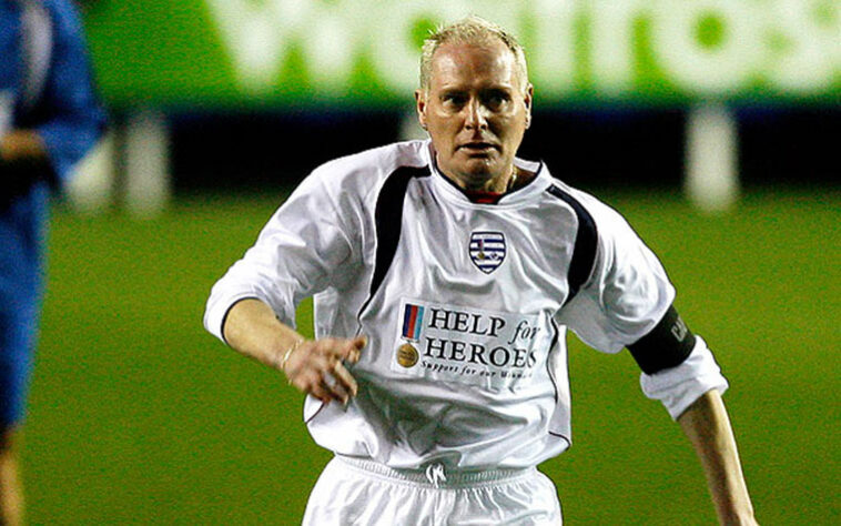 Paul Gascoigne: membro da seleção inglesa que chegou às semifinais da Copa do Mundo de 1990, Gascoigne sofre de depressão há anos, agravada pelo vício em álcool.