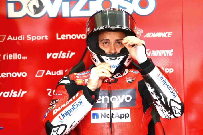 Andrea Dovizioso tem apenas 84 pontos na liderança, a menor soma desde o sistema foi implementado na MotoGP