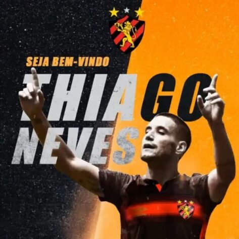 FECHADO: após uma negociação frustrada com o Atlético-MG, o meia Thiago Neves acertou com o Sport. O jogador de 35 anos foi recebido com festa e aglomeração no aeroporto no Recife.