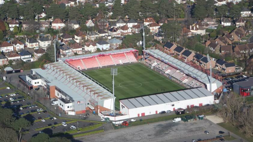 O Vitality Stadium, do Bournemouth, é outro da Inglaterra a possuir naming rights.