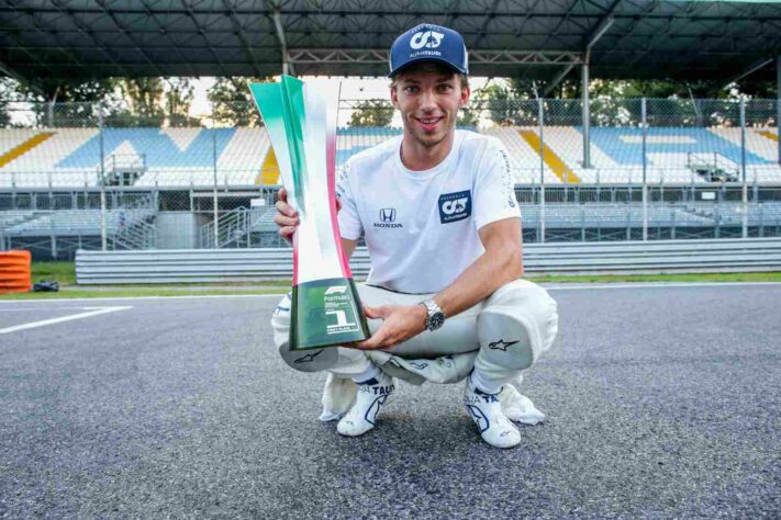 Pierre Gasly venceu o GP da Itália em 2020, foi especulado na Red Bull, mas segue na AlphaTauri por mais um tempo