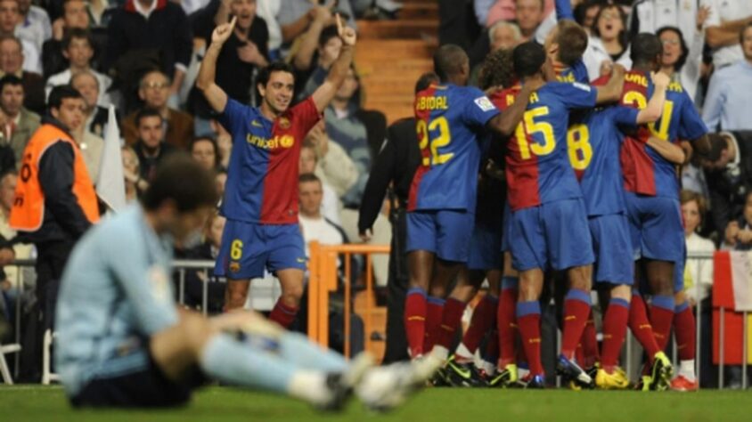 Real Madrid 2 x 6 Barcelona - 2 de maio de 2009 - Campeonato Espanhol - Estádio Santiago Bernabéu