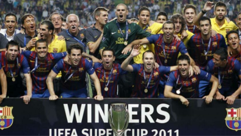 2011 - O Barcelona confirmou o favoritismo e fez 2 a 0 no Porto.