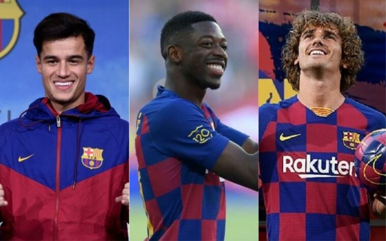 Um dos clubes mais ricos do mundo, o Barcelona já fez dezenas de negociações que estremeceram o mundo do futebol. Veja na galeria o top 15 das contratações mais caras da história do Barça. Os valores foram retirados do site Transfermarkt.