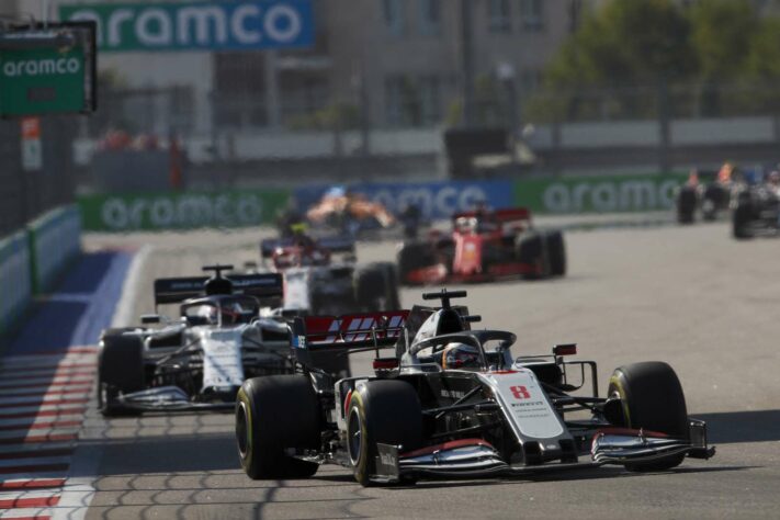 Romain Grosjean ficou em 17º no GP da Rússia 