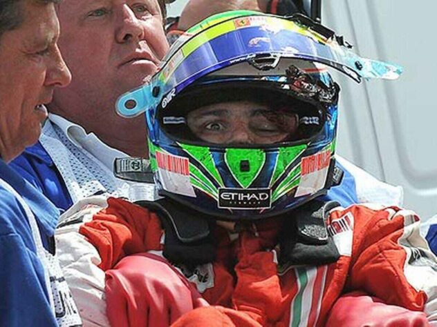 As imagens do acidente foram chocantes e Massa conseguiu voltar apenas em 2010
