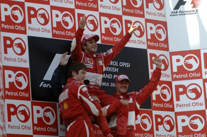 Em sua 14ª corrida, Massa conquistou sua primeira vitória com o time no GP da Turquia 