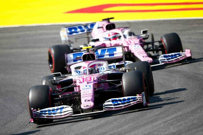 A Racing Point fazia boa corrida e quase pontuou com os dois pilotos em Mugello 