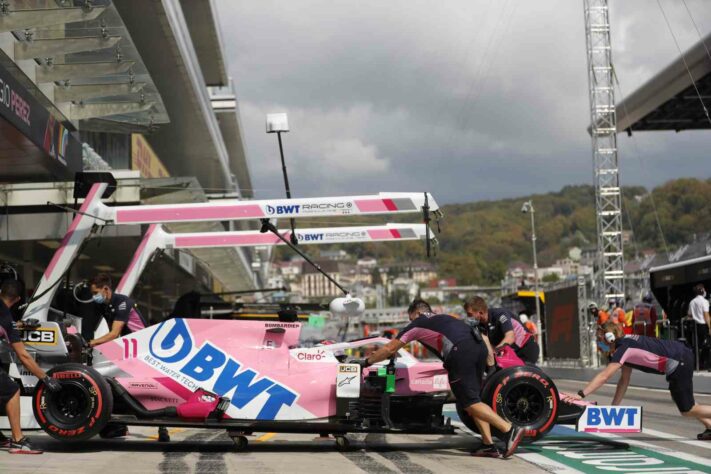 Sergio Pérez fez bom trabalho e foi o único carro da Racing Point no Q3