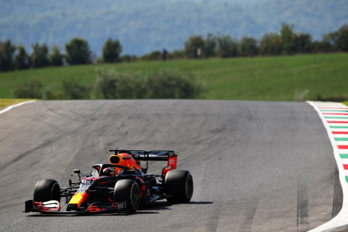 Verstappen fechou o dia com a terceira melhor marca: 1min17s235 (Foto: Getty Images/Red Bull Content Pool)