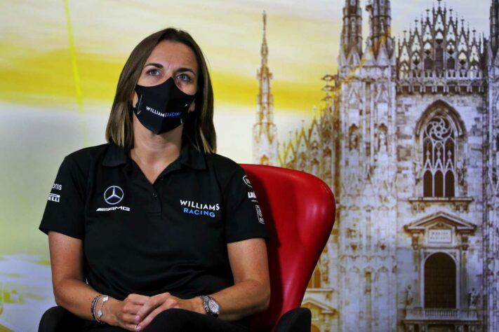 Claire Williams em seu último fim de semana com chefe de equipe 