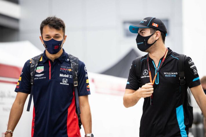 Alexander Albon e Nicholas Latifi chegam ao autódromo de Sóchi neste sábado. Qual o assunto?