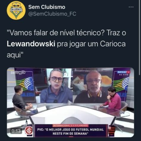 Luis Roberto compara Pedro, do Flamengo, a Lewandowski e vira meme nas redes sociais