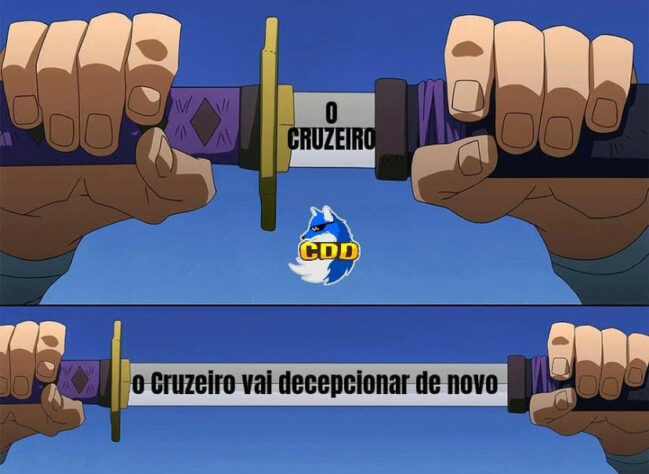 Memes: Cruzeiro perde para o Cuiabá, volta para zona de rebaixamento e não escapa das zoeiras.