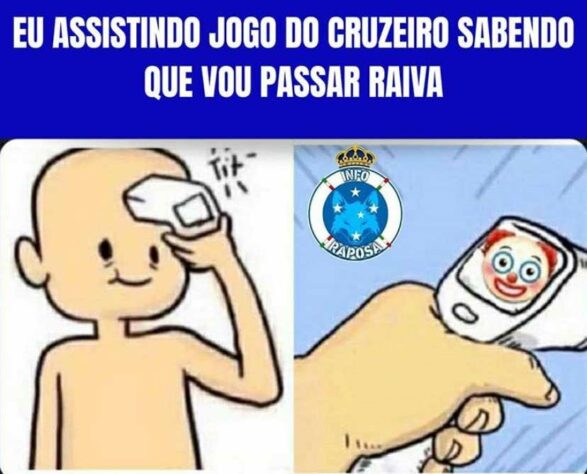 Memes: Cruzeiro perde para o Cuiabá, volta para zona de rebaixamento e não escapa das zoeiras.