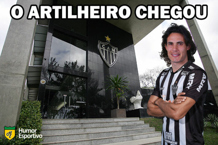 Após acerto de Cavani com Manchester United, Grêmio e Atlético-MG são alvo de memes