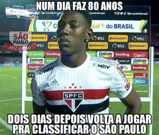 Copa do Brasil: os melhores memes da classificação do São Paulo para as quartas de final da competição