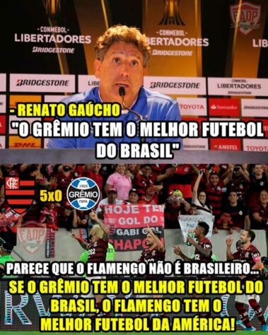 CincumDay: há 1 ano o Flamengo de Jorge Jesus vencia o Grêmio por 5 a 0 e os rubro-negros enchiam as redes sociais com memes