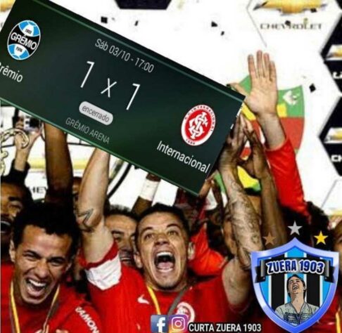 Os memes do 1 a 1 no GreNal pela 13ª rodada do Brasileirão