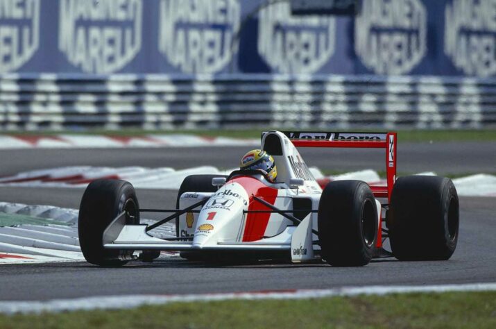 O GP da Itália de 1992 marcou a última vitória de Ayrton Senna pilotando um carro com motor Honda na Fórmula 1
