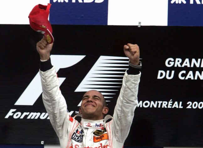 1 - Após seis corridas na Fórmula 1, o GP do Canadá de 2007 mostrou-se especial para Lewis Hamilton. Primeira pole e primeira vitória