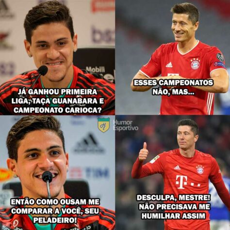 Luis Roberto compara Pedro, do Flamengo, a Lewandowski e vira meme nas redes sociais