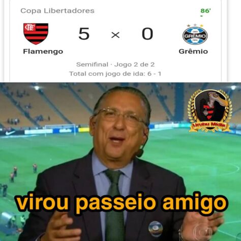 CincumDay: há 1 ano o Flamengo de Jorge Jesus vencia o Grêmio por 5 a 0 e os rubro-negros enchiam as redes sociais com memes