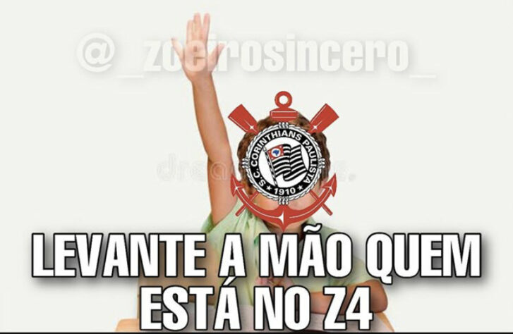 Memes: Corinthians termina rodada na zona de rebaixamento e vira piada na web