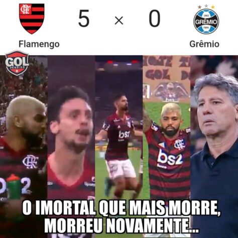 CincumDay: há 1 ano o Flamengo de Jorge Jesus vencia o Grêmio por 5 a 0 e os rubro-negros enchiam as redes sociais com memes