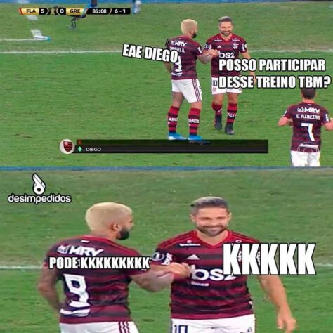 CincumDay: há 1 ano o Flamengo de Jorge Jesus vencia o Grêmio por 5 a 0 e os rubro-negros enchiam as redes sociais com memes