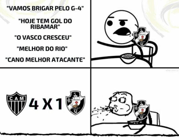 Brasileirão: os memes de Atlético-MG 4 x 1 Vasco