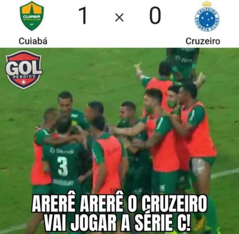Memes: Cruzeiro perde para o Cuiabá, volta para zona de rebaixamento e não escapa das zoeiras.
