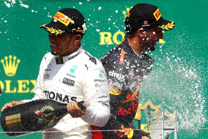 56 - Outra conquista em Montreal para Hamilton. Dessa vez, no GP do Canadá de 2017, em busca da reação na briga pelo título