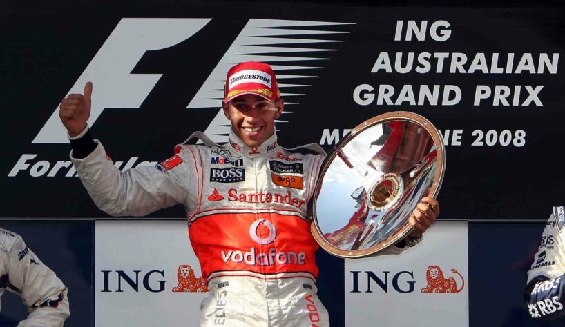 5 - Lewis Hamilton começou a campanha do primeiro título mundial com uma vitória logo na estreia, no GP da Austrália