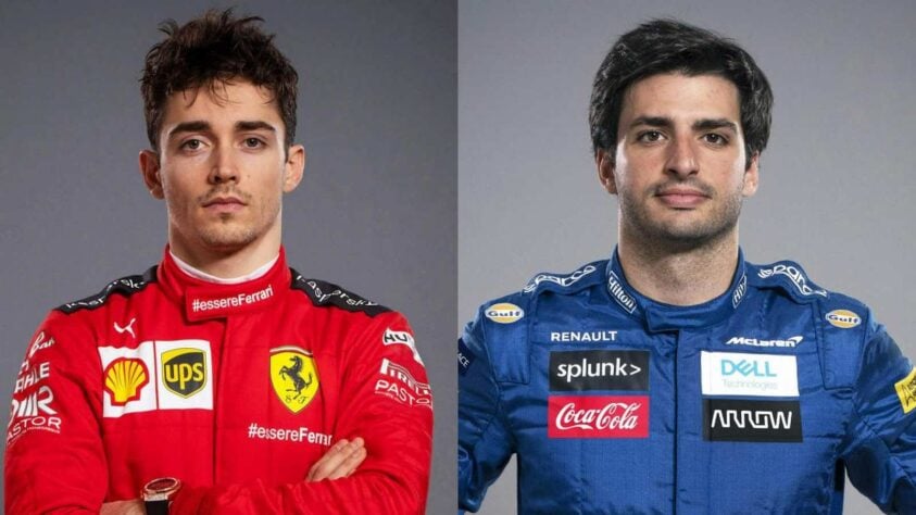 FERRARI - Charles Leclerc está garantido até 2024. Com a saída de Vettel, Carlos Sainz se junta ao time

