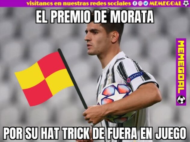 Champions League: Álvaro Morata protagoniza memes de Juventus 0 x 2 Barcelona