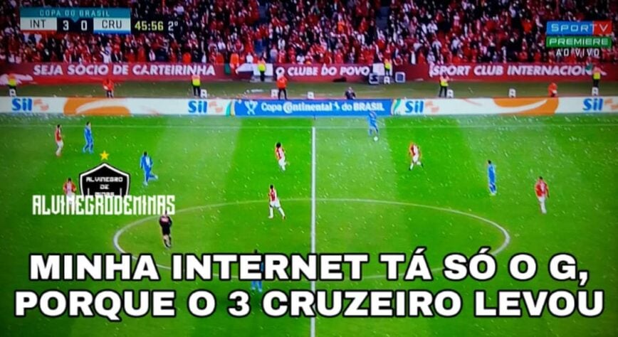 04.09.19 - Na partida de volta pela Copa do Brasil, nova derrota: 3 a 0 para o Internacional e mais uma eliminação do Cruzeiro.
