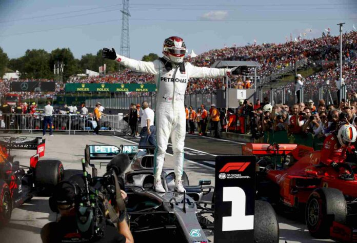81 - Após uma sequência sem vitórias, Lewis Hamilton venceu o GP da Hungria de 2019