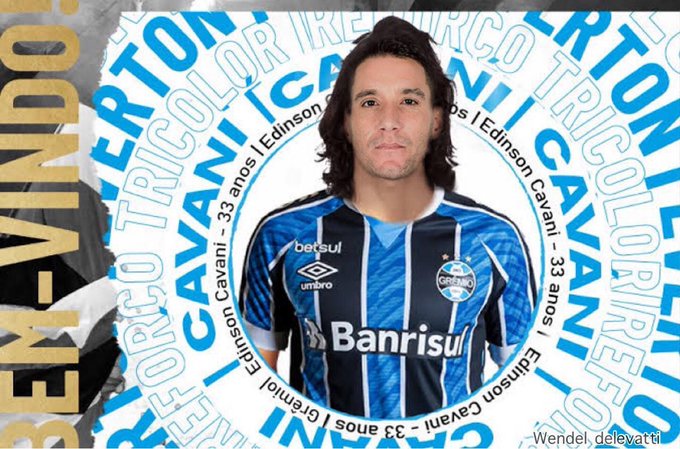 Após acerto de Cavani com Manchester United, Grêmio e Atlético-MG são alvo de memes