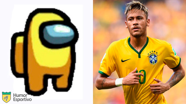 Neymar no Among US: tripulante amarelo