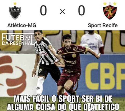 Brasileirão: os melhores memes de Atlético-MG 0 x 0 Sport