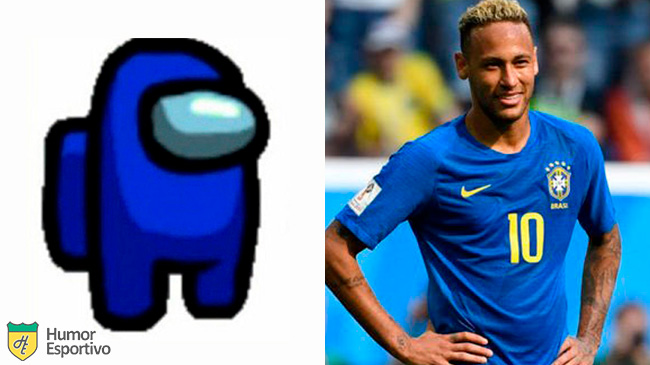 Neymar no Among US: tripulante azul