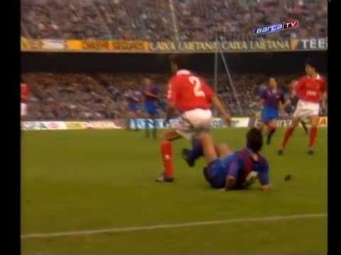 Barcelona x Benfica - 1991/92 - Primeiro no Grupo B - Um empate (0 x 0) e uma vitória (2 x 1) sobre o Benfica